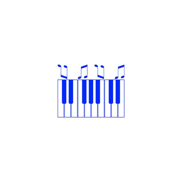 Sintetizador Ícone Plano Vetor Ilustração Conceito Instrumento Musical —  Vetores de Stock