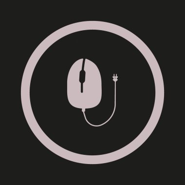 bilgisayar fare düz kutsal kişilerin resmi, vektör, illüstrasyon