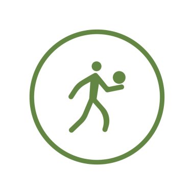 adam topu kutsal kişilerin resmi, vektör çizim ile 