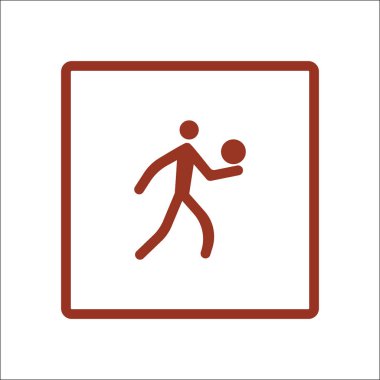 adam topu kutsal kişilerin resmi, vektör çizim ile 