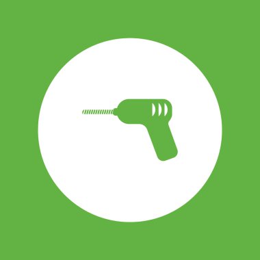 matkap ağ simgesi, vektör illüstrasyonu 