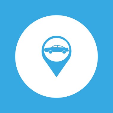 Renkli modern araba vektör çizim