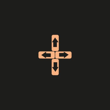 işaretçiler web simgesi, vektör çizim 