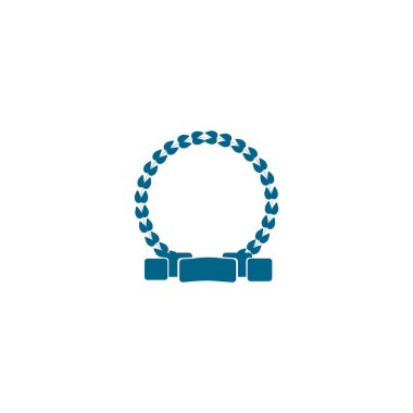 kupa düz simgesi, vektör illüstrasyonu  