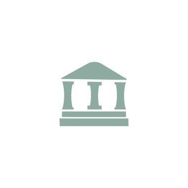 ev düz simgesi, vektör illüstrasyonu