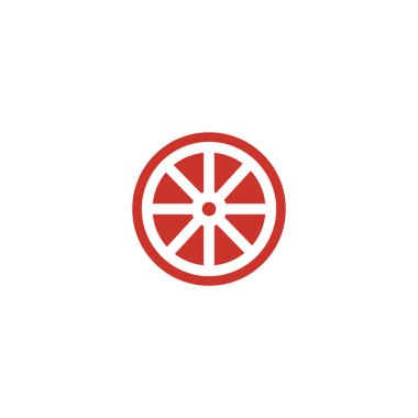 minimalist vektör simge dilimlenmiş limon