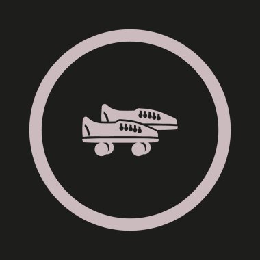 Çift renkli vektör çizim fırıldaklı