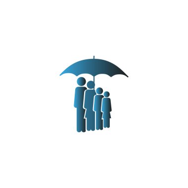 Grup insanlar ayakta birlikte vektör simgesi