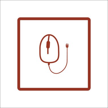 bilgisayar fare düz kutsal kişilerin resmi, vektör, illüstrasyon