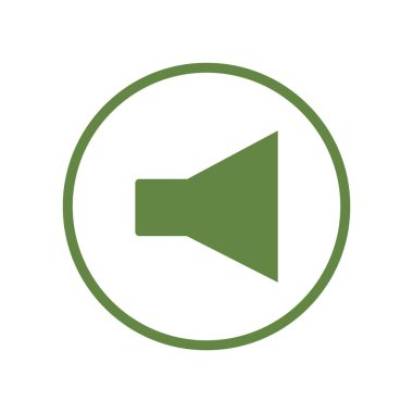 megafon basit simge vektör çizim