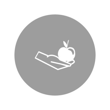 Renkli lezzetli elma vektör çizim