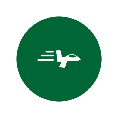 Oryantal uçak logo şablonu