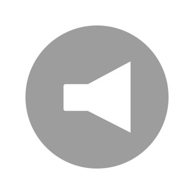 megafon basit simge vektör çizim