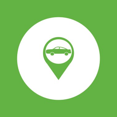 Renkli modern araba vektör çizim