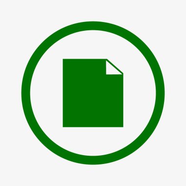 basit minimalisitc vektör simge dosyasının dijital, kağıt levha