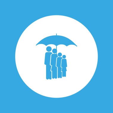 Grup insanlar ayakta birlikte vektör simgesi