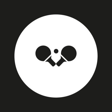 Raketleri ve tenis oynamak için topu illüstrasyon vektör