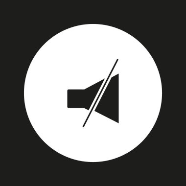 megafon basit simge vektör çizim