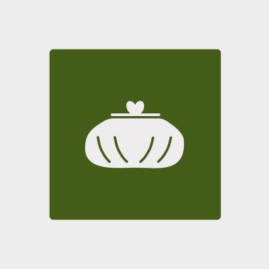 Sevimli bayan cüzdan Logo şablonu