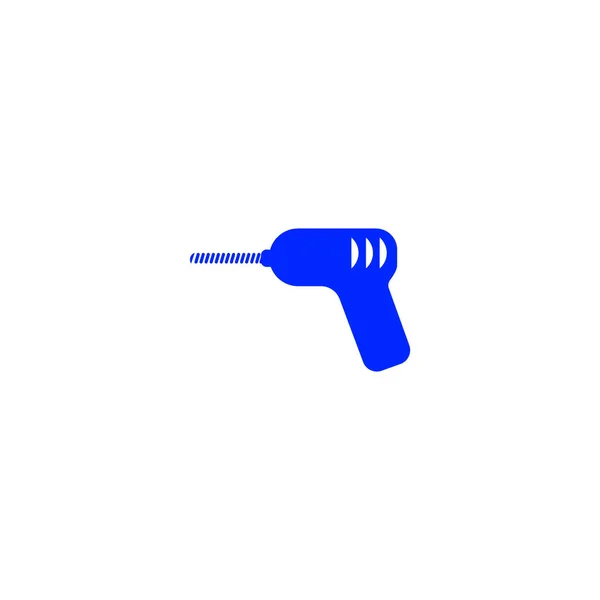 Drill Web Icon Vector Illustration — Stock Vector