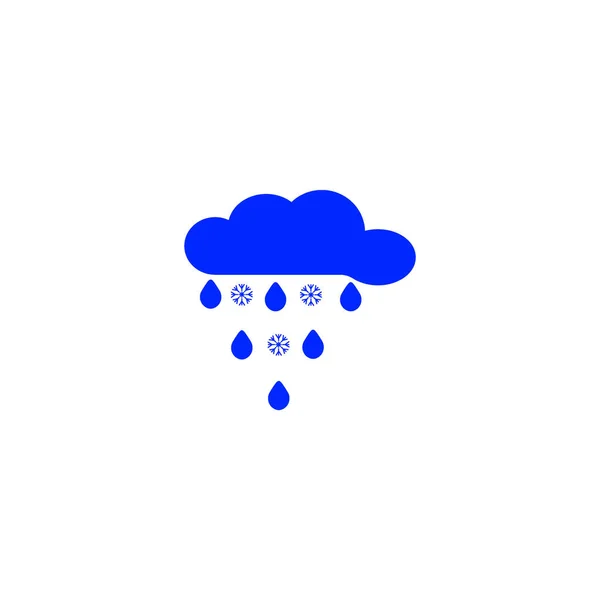 雨云平图标 — 图库矢量图片