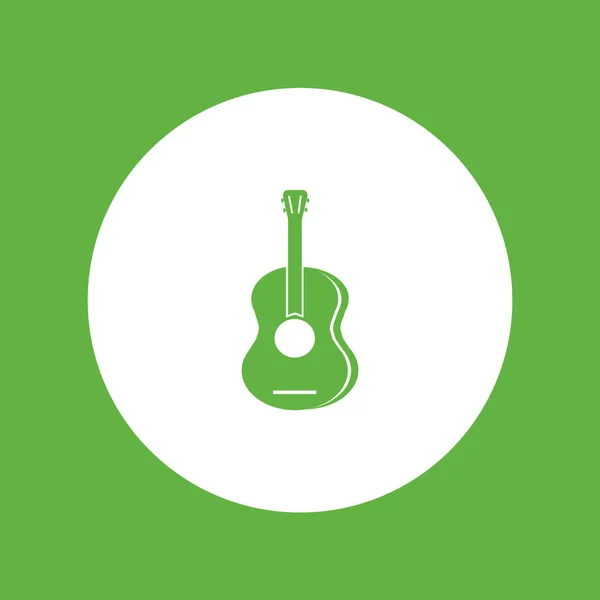 Icono Web Guitarra Ilustración Vectorial — Vector de stock