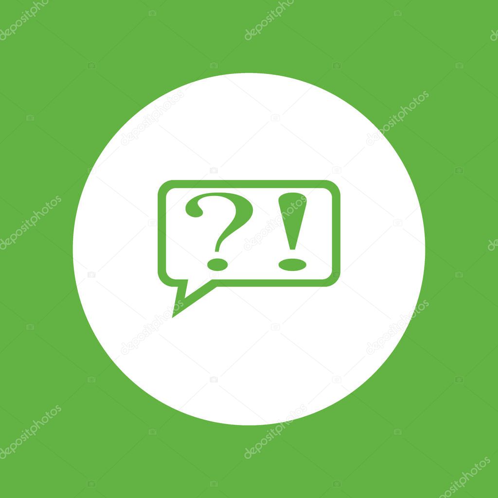 Question and exclamation mark vector illustration