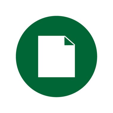 basit minimalisitc vektör simge dosyasının dijital, kağıt levha