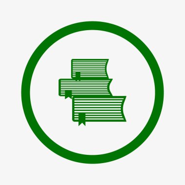 Kitap vektör çizim renkli yığını