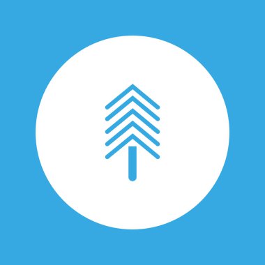 Köknar ağacı düz kutsal kişilerin resmi, vektör çizim