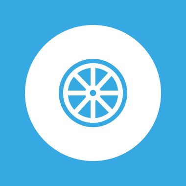 minimalist vektör simge dilimlenmiş limon