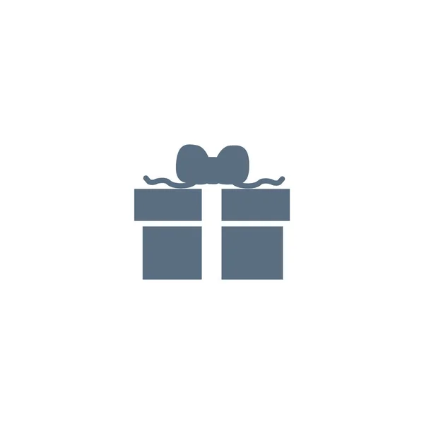 Minimalisitc Vector Icon Gift Box — Stock Vector