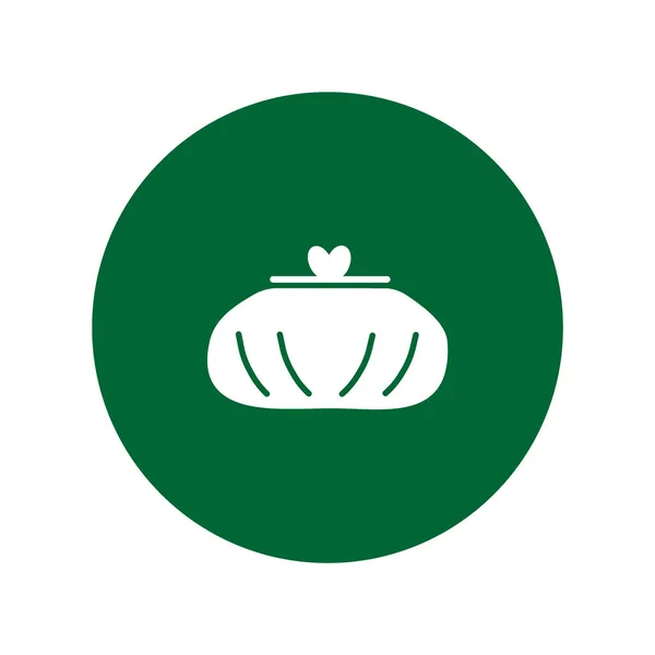 Schattig Vrouwelijke Portemonnee Logo Sjabloon — Stockvector