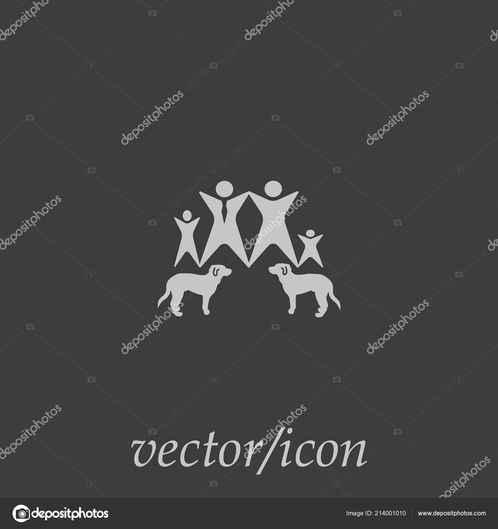 Cats Flat Icon Vector Illustration Stock Vector by ©nettibuletti