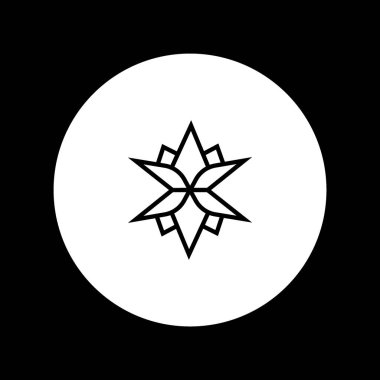 Grafik renkli süsleme, vektör çizim