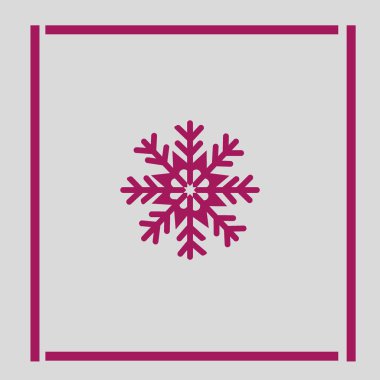 Renkli kar tanesi vektör çizim