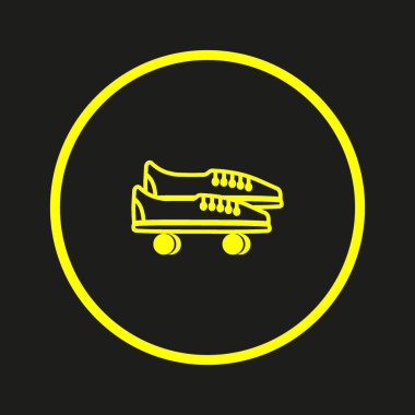 Çift renkli vektör çizim fırıldaklı