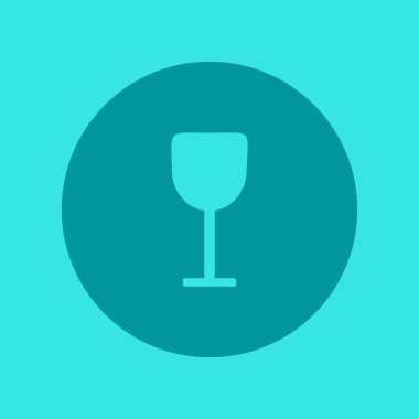 şarap cam düz kutsal kişilerin resmi, vektör, illüstrasyon 