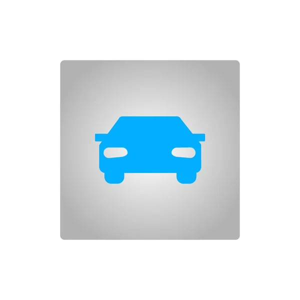 Minimalistic Vector Icon Passenger Car — Stock Vector