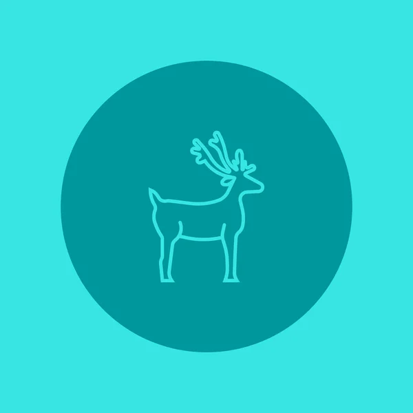 Christmas Renar Logotyp Mall — Stock vektor