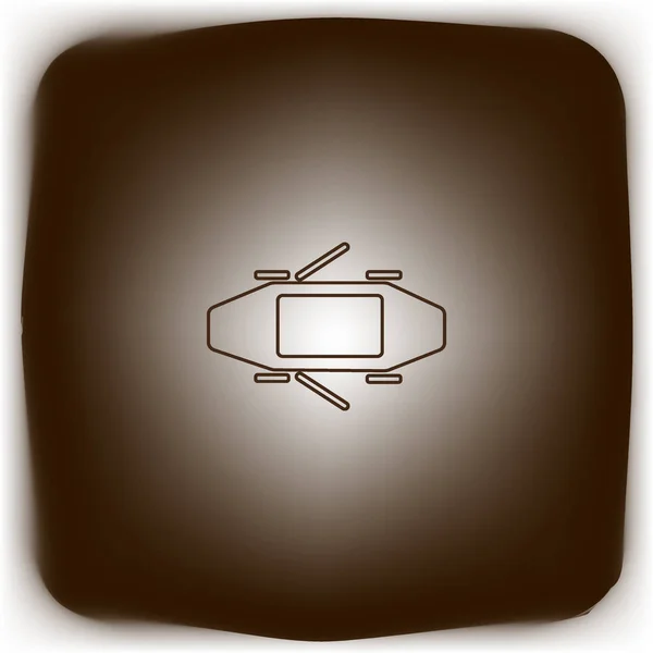 Icône Vectorielle Minimaliste Voiture Particulière — Image vectorielle