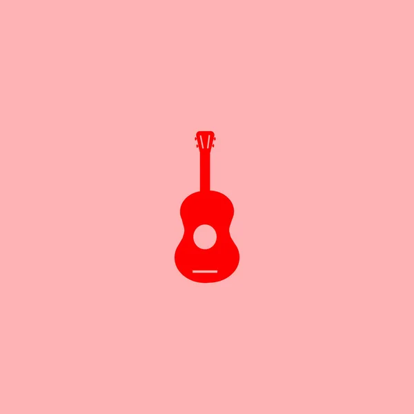 Ícone Web Guitarra Ilustração Vetorial —  Vetores de Stock