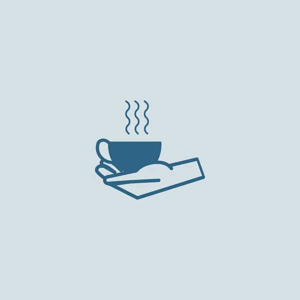 Смачна Гаряча Чашка Кави Або Чаю Векторні Ілюстрації — стоковий вектор