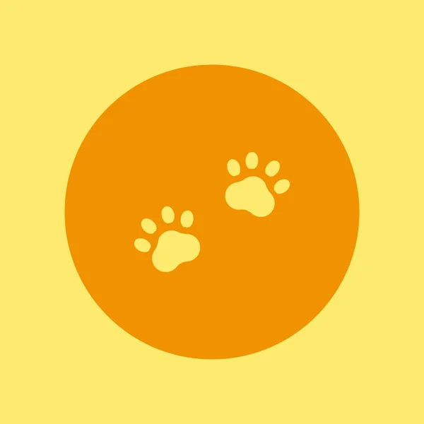 Animal Footprint Vector Illustration — Stock Vector