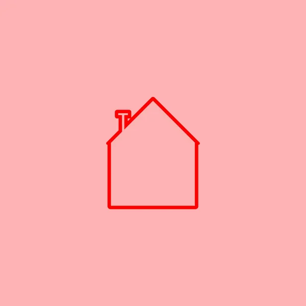 Haus Web Symbol Vektor Illustration — Stockvektor