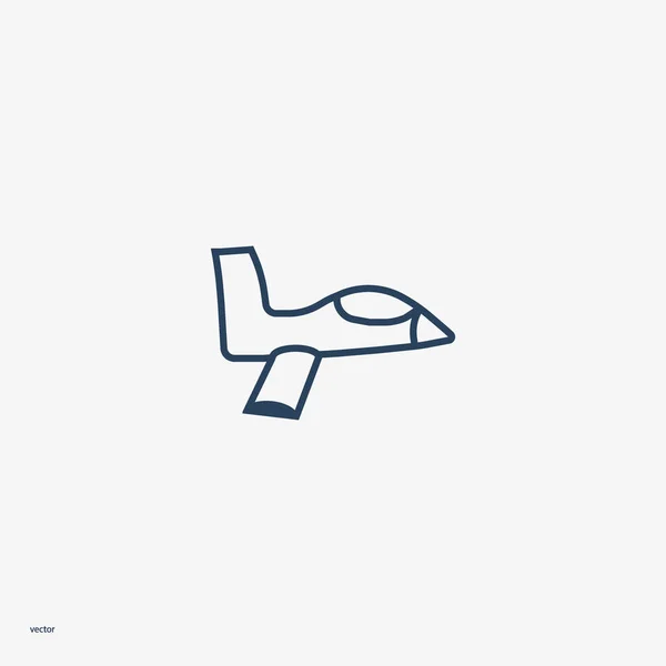 Vorlage Für Das Orientalische Flugzeug Logo — Stockvektor