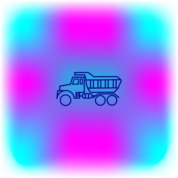 Enorme Modello Logo Camion — Vettoriale Stock