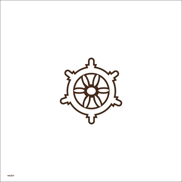 Миниатюрный Значок Лодки — стоковый вектор