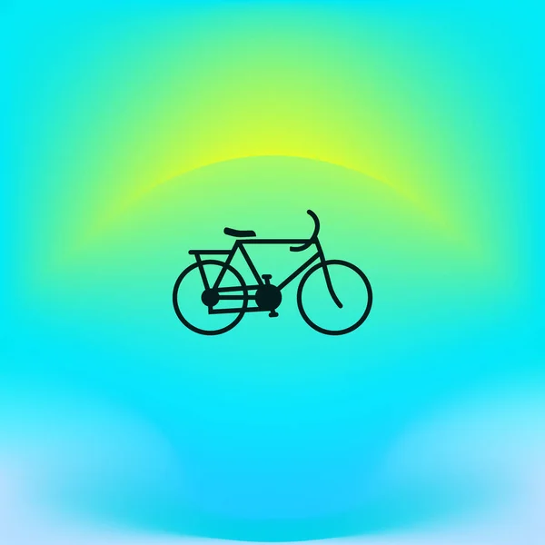 Simple Bicycle Icon Vector Illustration — Stock Vector