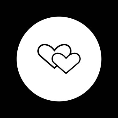 Kalpler web simgesi, vektör çizim 